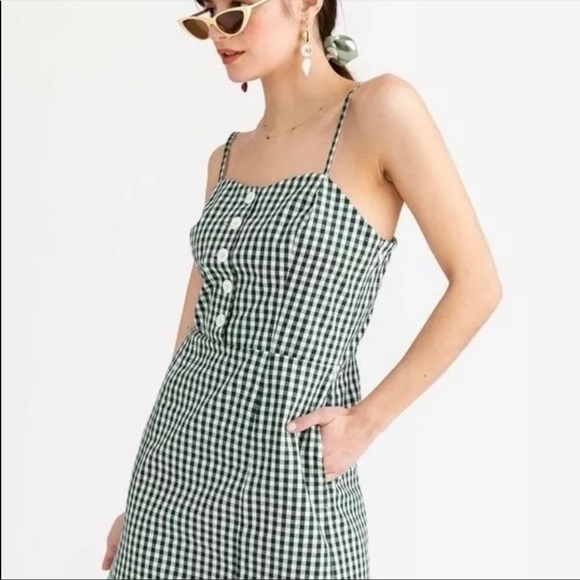 Petite Studio Gingham Dress - Picture 2 of 9